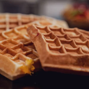Gaufre à la Rhubarbe
